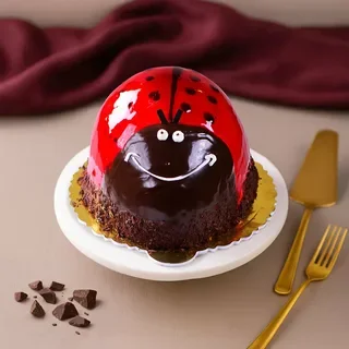 Uğur Böceği Yaş Pasta
